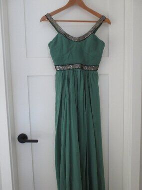 BCBG Max Azria Green Maxi Dress